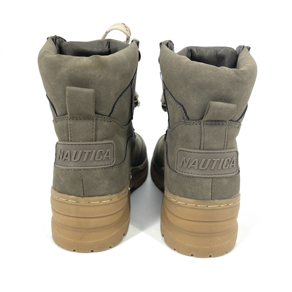 ✨ Nautica Military Green Lace Up Boots 7.5US - Picture 5 of 9